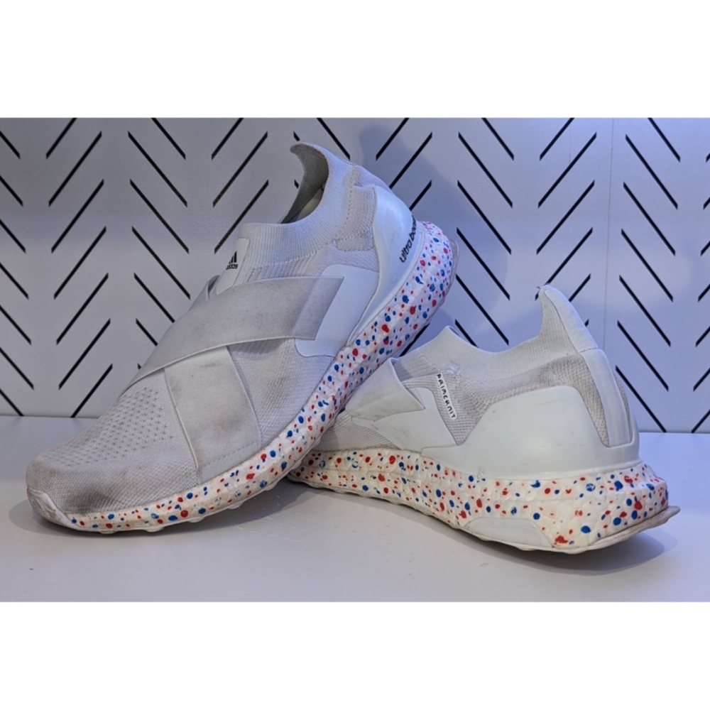Used Custom Adidas Ultraboost Slip on DNA Women's 9.5. Custom speckled outsole.